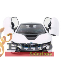 Masina cu telecomanda RASTAR 1:14 BMW i8, 71000, alba